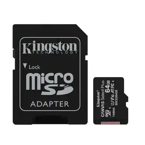 Tarjeta De Memoria Kingston Con Adaptador Sd 64gb