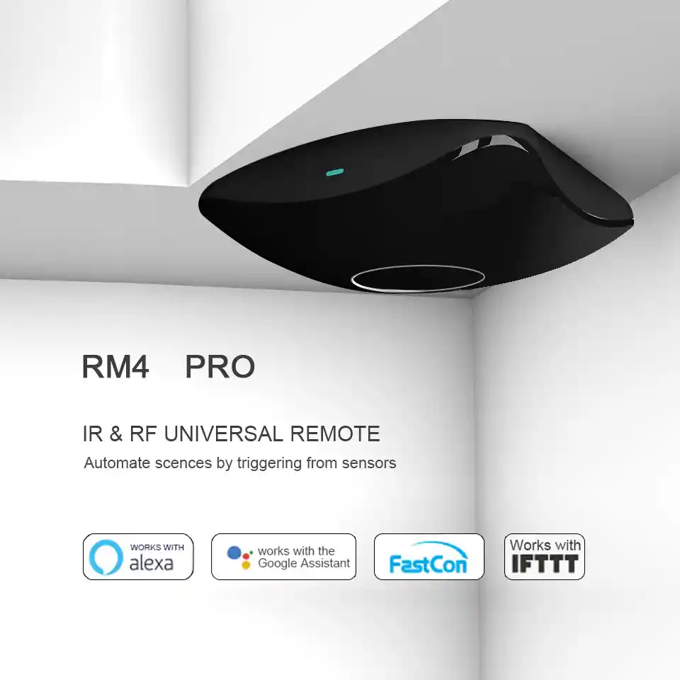 Broadlink Rm4 Pro Control Remoto Universal Rf/ Ir Alexa Y Google Home