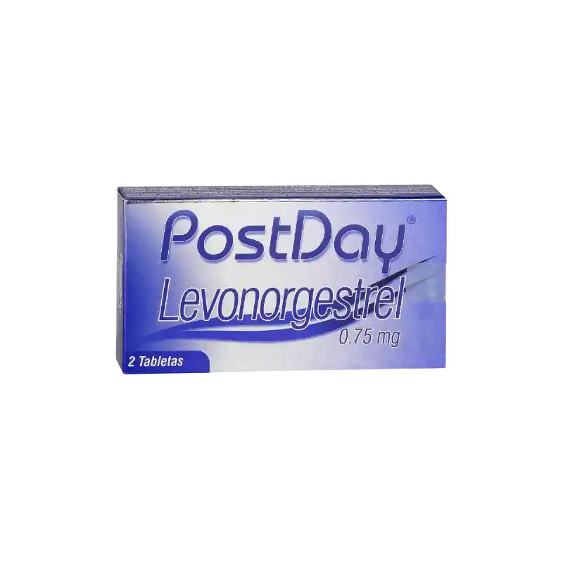 Postday | Levonogestrel | 0.75mg| Caja X 2 Tabletas | Lafrancol