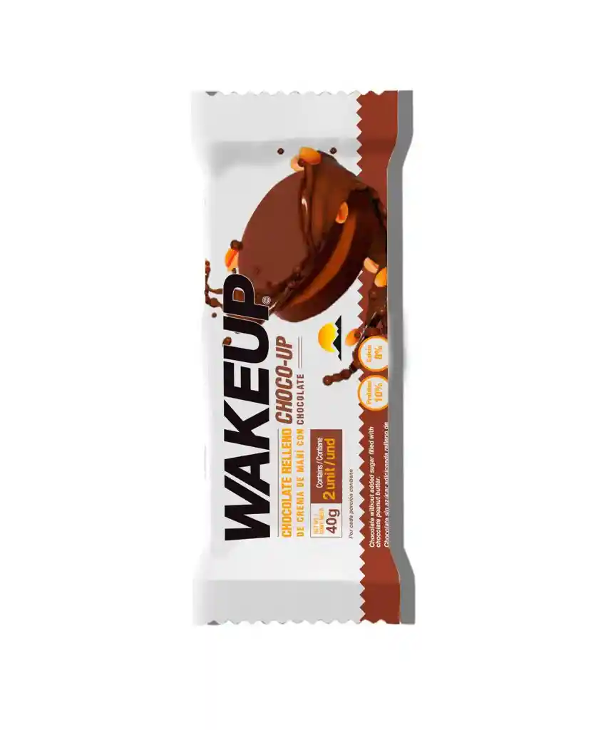 Wake Up Chocolate Relleno Choco-up Surtido