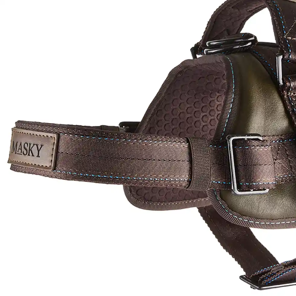 Arnés De Lomo Mayo Maskyno Verde - Café Talla S
