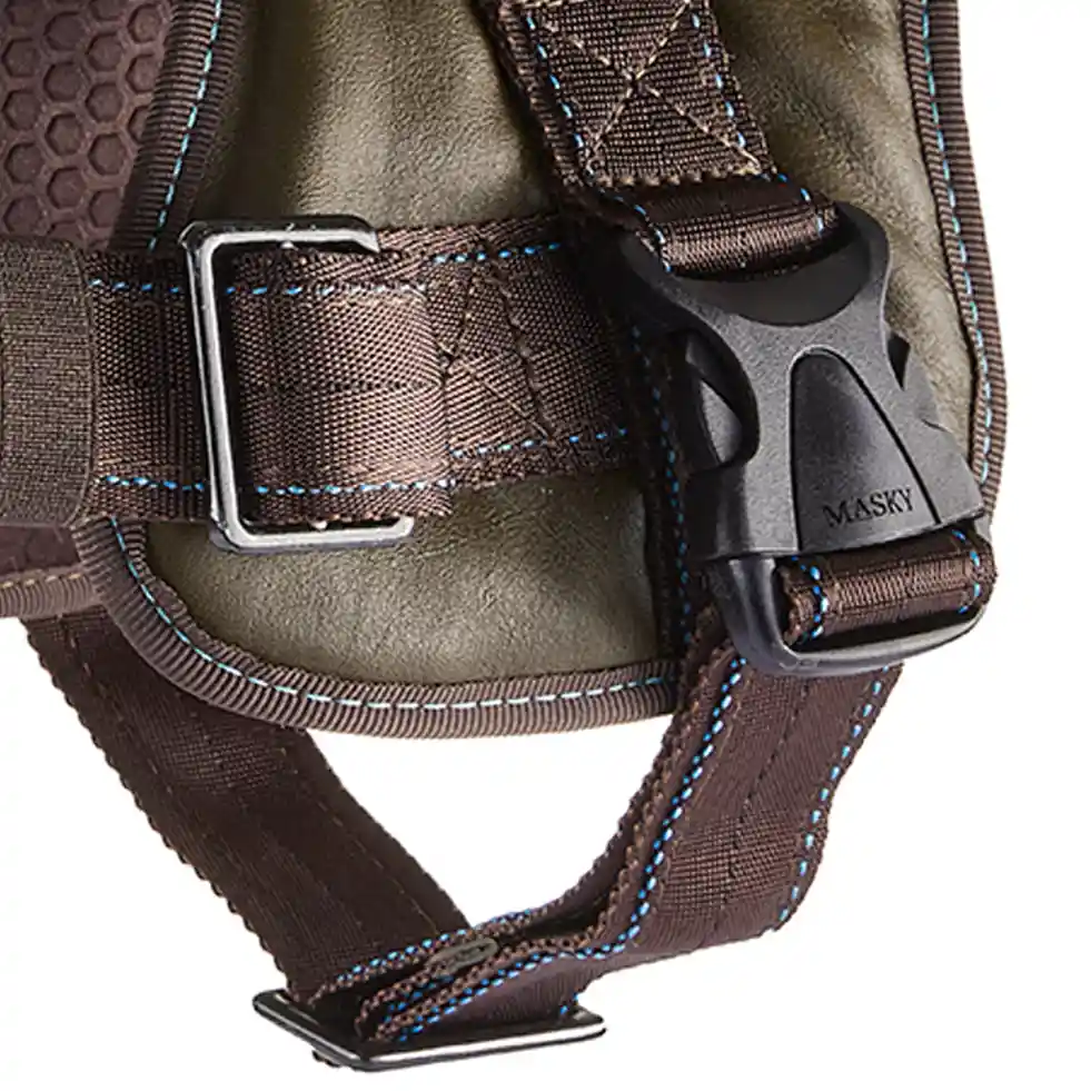 Arnés De Lomo Mayo Maskyno Verde - Café Talla S