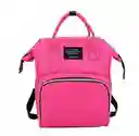 Pañalera Bolso Morral Materno De Bebe Fucsia Hy-1