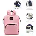 Pañalera Bolso Morral Materno De Bebe Rosa Lila Hy-1