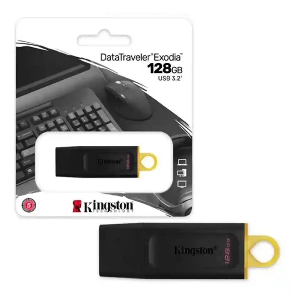 Memoria Usb 3.2 Kingston Data Traveler Exodia 128gb Original