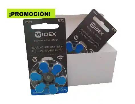 Caja Pila N°675 Widex