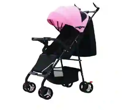 Coche Para Bebe Con Capota Expandible Fino 701-5 (rosa)