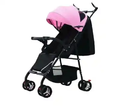 Coche Para Bebe Con Capota Expandible Fino 701-5 (rosa)