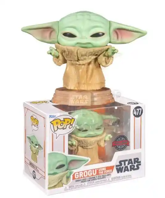 Funko Pop Original Star Wars The Mandalorian Grogu Using The Force (exclusive) (477)