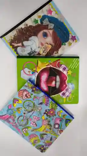 Cuaderno Cosido Cuadriculado X 100 Hojas De 24,4*19,1_marca Pekitas