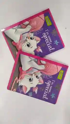 Cuaderno Cosido Cuadriculado Gatito X 100 Hojas De 24*19_primavera