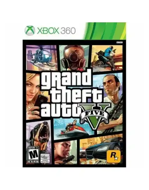 Grand Theft Auto V Gta Cinco 5 Microsoft Xbox 360 2013 Usado