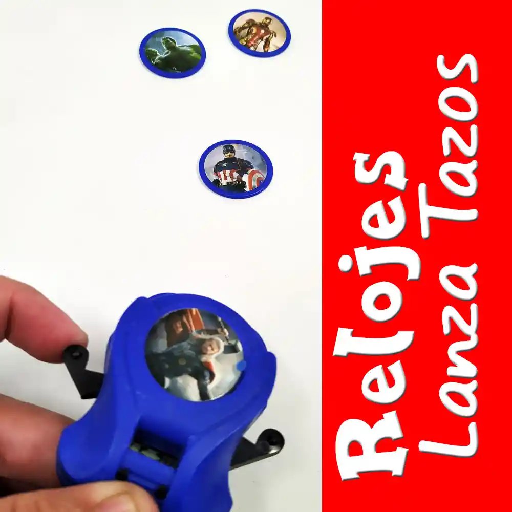 Relojes Personajes Juguetes Lanzadores Tazos Juguetereia Niños