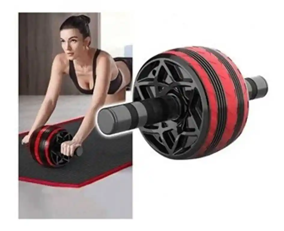 Tapete Yoga Mat + Rueda Abdominal Gym Tonifica