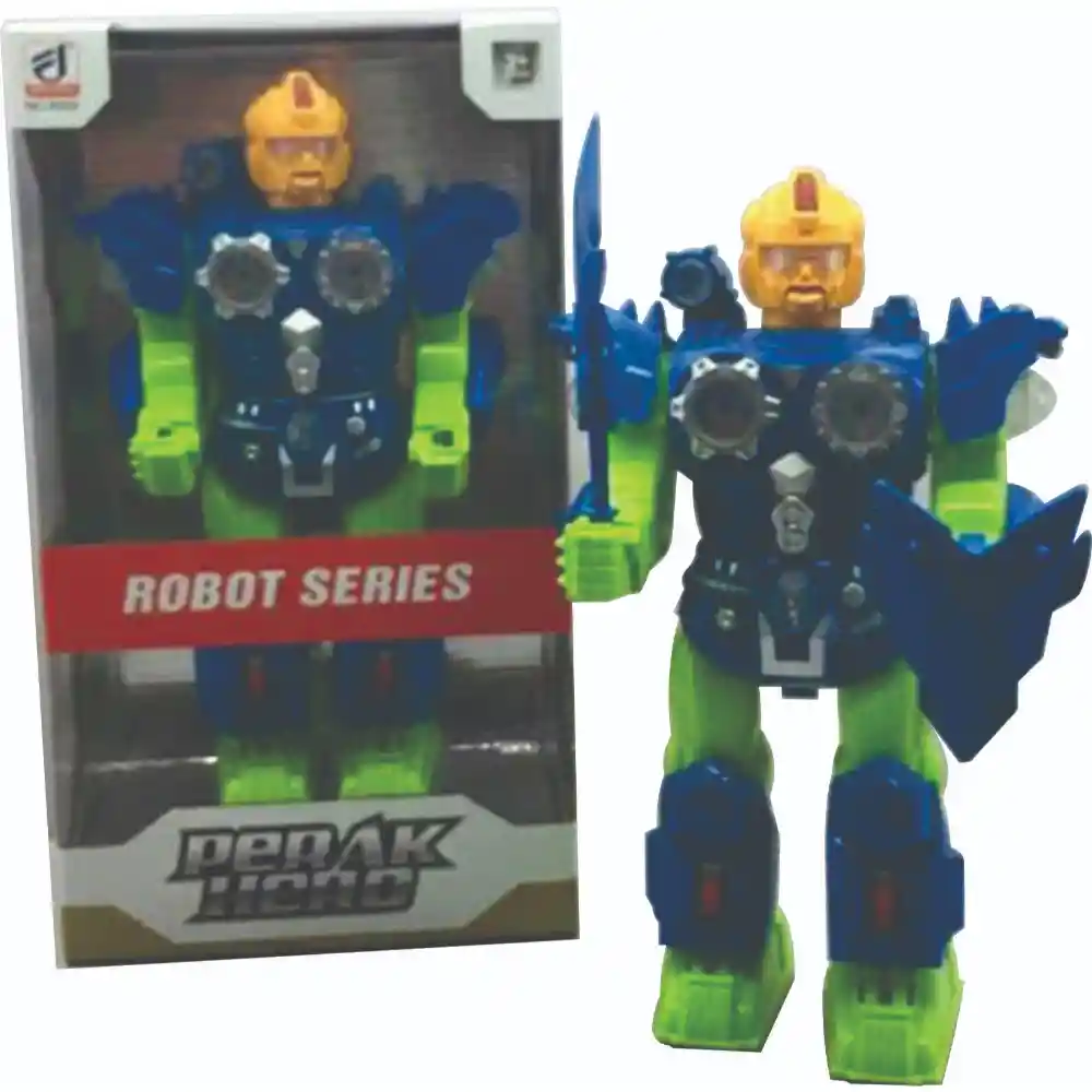 Robot Hero Pilas Caja