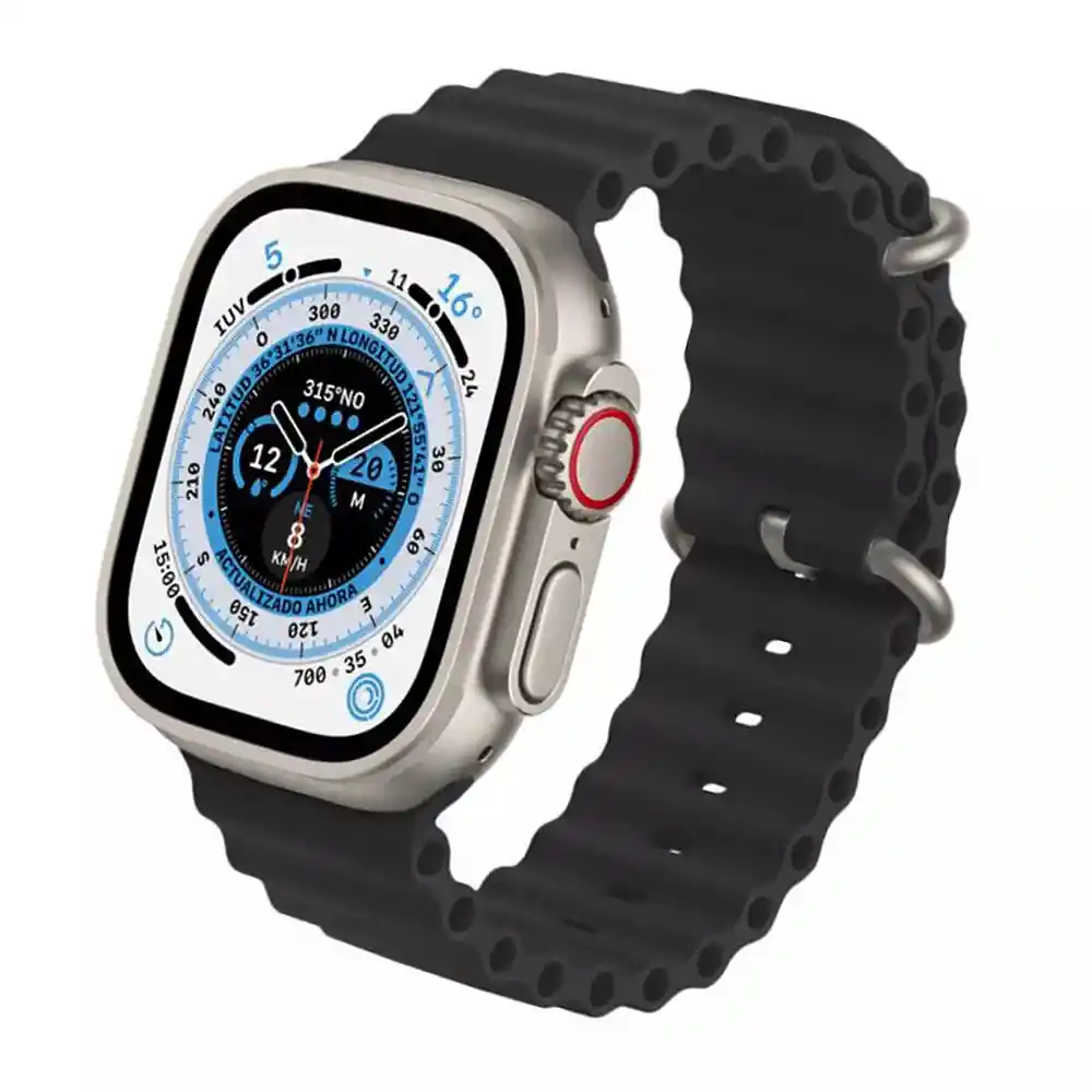 Reloj Smartwatch Blulory Glifo 8 Ultra Negro