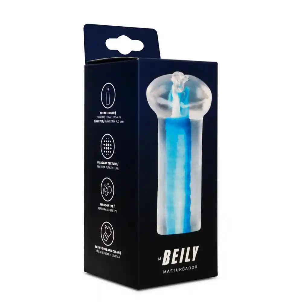 Masturbador Masculino Beily Transparente