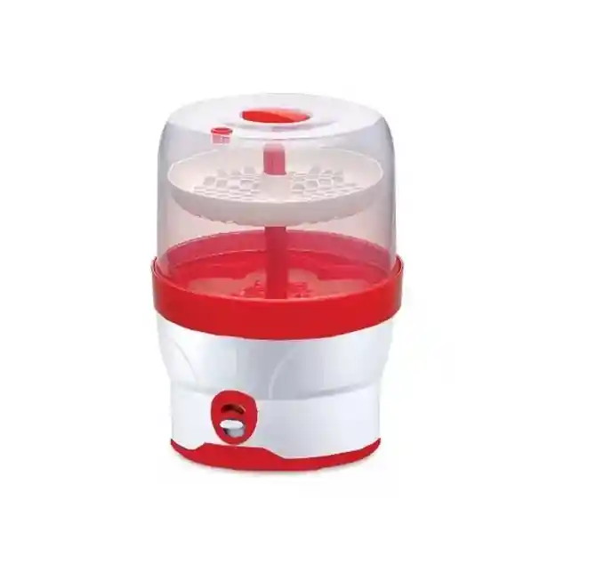 Esterilizador 6 Teteros Bebe Eléctrico Rojo