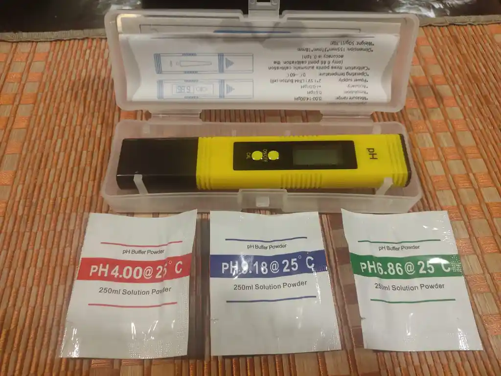 Medidor De Ph Con Buffer De Calibración Ph Meter