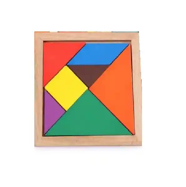 Tangram 15cm X 15cm Madera