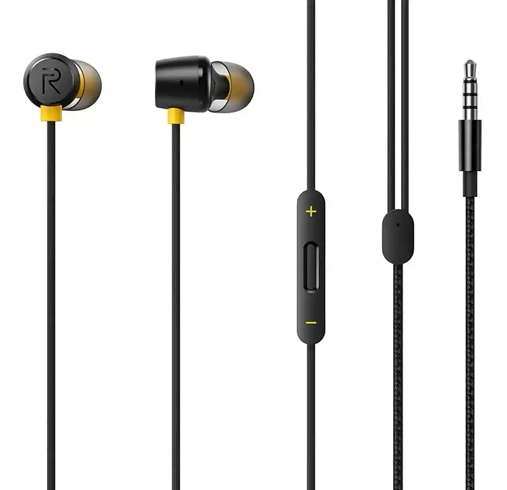 Auriculares Manos Libres Realme Buds 2 Originales Negro