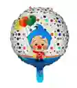 Globo Payaso Plim Plim, Bouquet Globo Metalizados X 5 Unidad