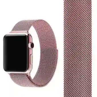 Correa Manilla Metalica Apple Watch 42mm - 44mm - 45mm - 49mm /smartwatch *rosa*