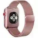 Correa Manilla Metalica Apple Watch 42mm - 44mm - 45mm - 49mm /smartwatch *rosa*