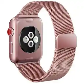 Correa Manilla Metalica Apple Watch 42mm - 44mm - 45mm - 49mm /smartwatch *rosa*
