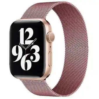 Correa Manilla Metalica Apple Watch 42mm - 44mm - 45mm - 49mm /smartwatch *rosa*