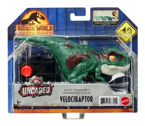 Dinosaurio Click Tracker Velociraptor Green - Jurassic World