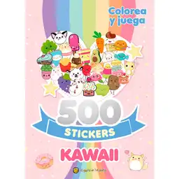 Libro 500 stickers Kawaii