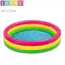 Piscina Inflable Intex Flotador De 1.47m X 33cm Flotadores