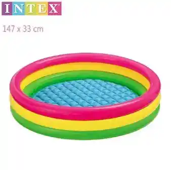 Piscina Inflable Intex Flotador De 1.47m X 33cm Flotadores