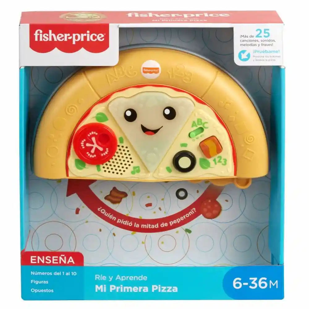 Fisher Price Ríe Y Aprende Mi Primera Pizza Mattel