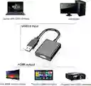 Usb A Hdmi Adaptador Cable Convertidor Monitor Televisor Proyector