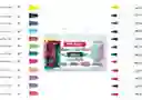Marcadores Plumones Punta Pincel Doble Punta Offi-esco X12unds