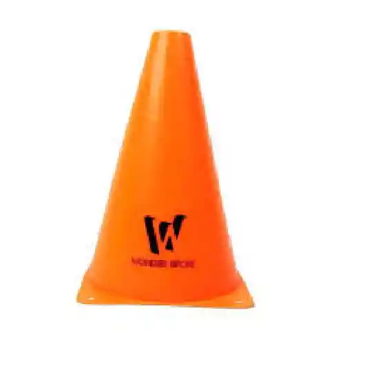	conos Plásticos De Entrenamiento Y Agilidad 23 Cm Naranja