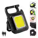 Mini Reflector Linterna Llavero Led Lampara Camping Recargable Usb