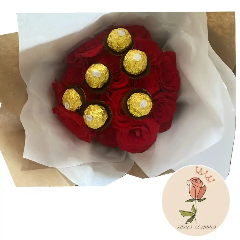 Rosas Con Chocolate