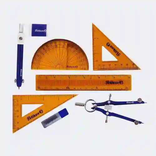 Caja Matemática Pelikan 8 Pzs