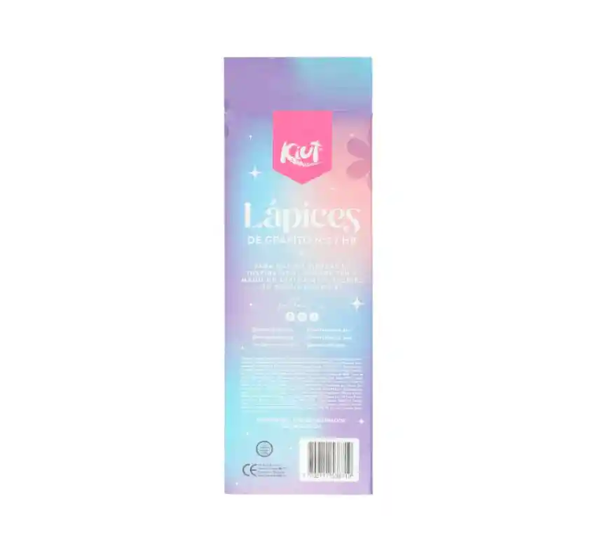 Lapiz Negro N2 Hb Redondo Marca Kiut Caja X10 Unds