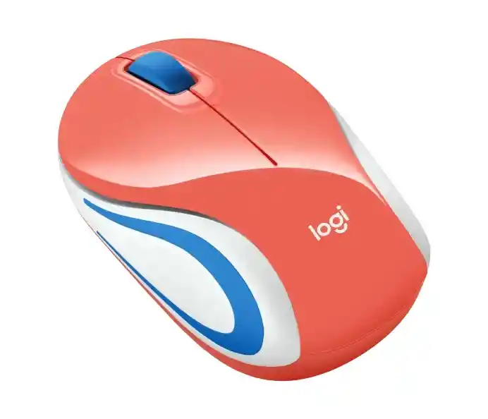 Mouse Inalambrico Logitech M187 Coral