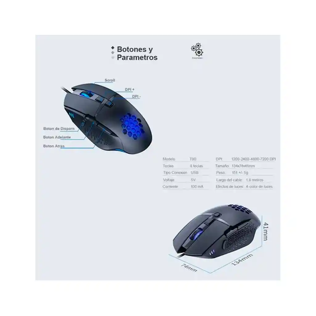 Mouse Gamer T90