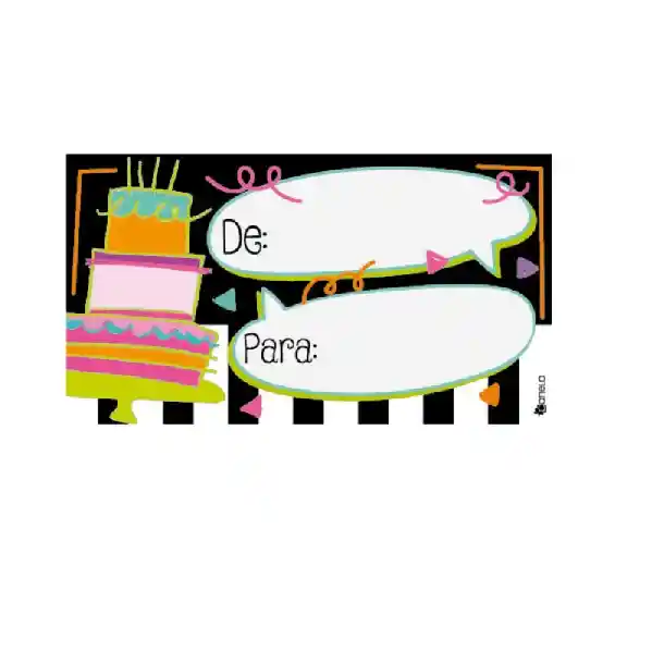 Tarjeta X3 De-para Cumpleaños Surtidas Unisex