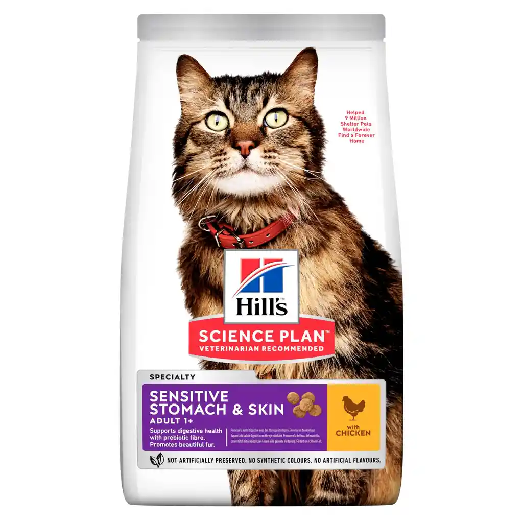 Hills Alimento Para Gato Adulto Sensitive Stomach 3.5 Lb