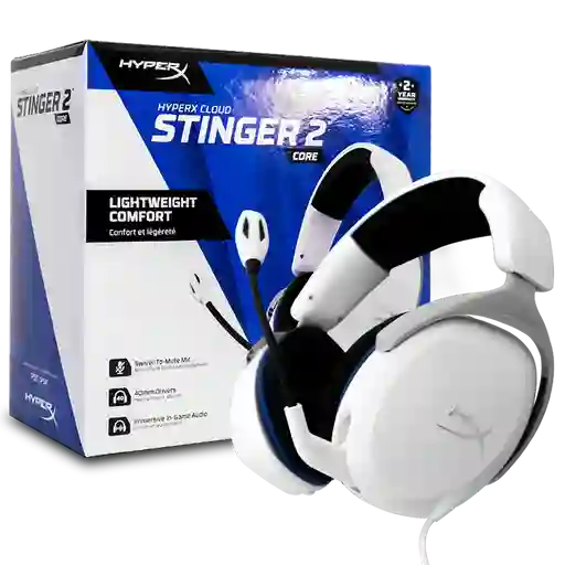 Diadema Gamer Hyperx Cloud Stinger 2 Core Blanco (ps4 & Ps5)