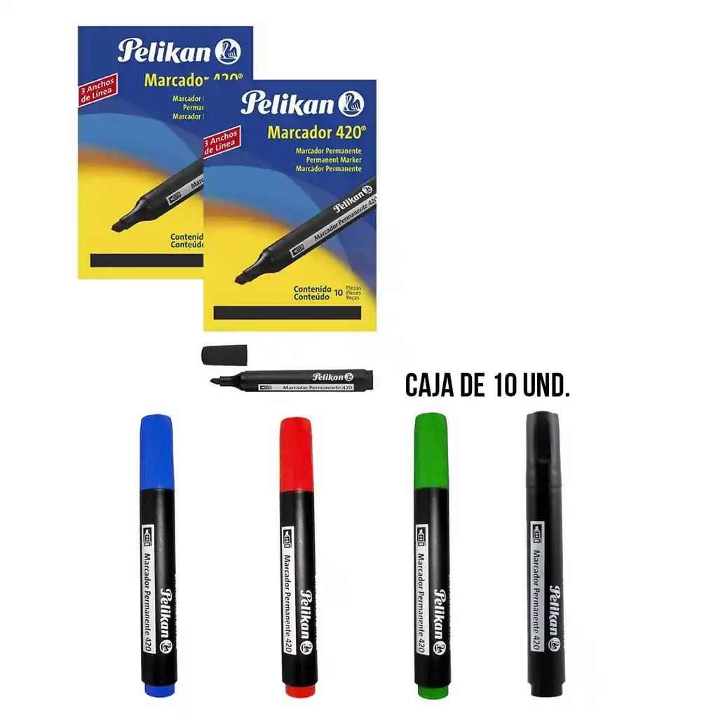 Marcador Permanente Azul
