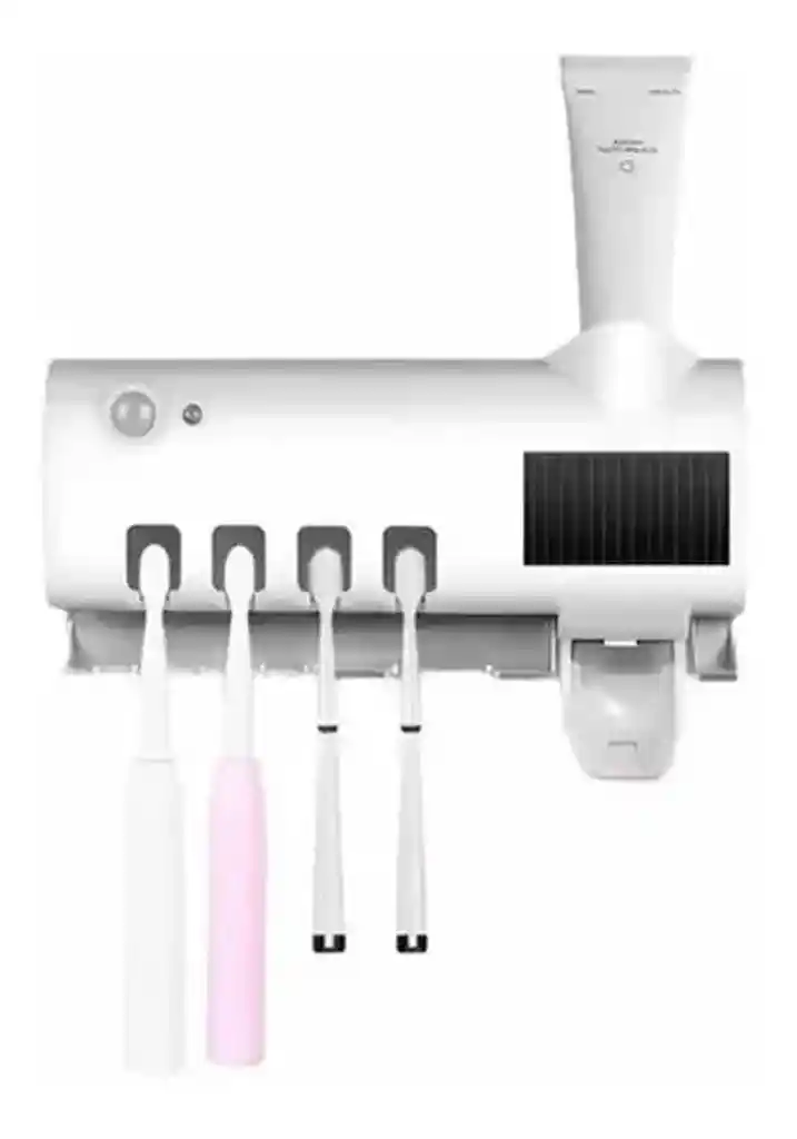 Dispensador Crema Dental + Soporte Esterilizador De Cepillos