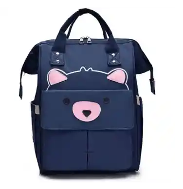 Bolso Pañalera Bebe Tipo Morral Nuevo Diseño Ref 1402 Azul Turqui